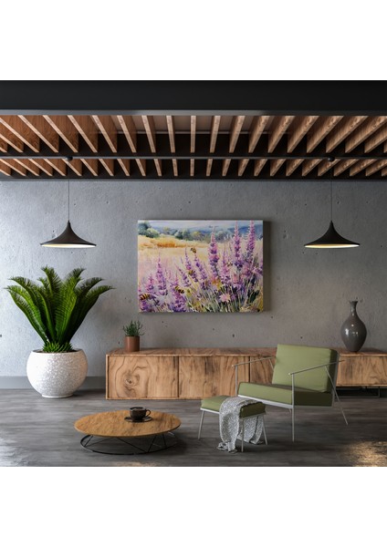 Dünyanın En Güzel Manzaraları - Lavanta Tarlası Kanvas Tablo - Dünyanın En Güzel Manzaraları, Duvar Sanatı, Dünyanın En Güzel Manzaraları, Vızıldayan Arılar, 30X30 modelleri