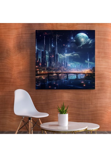Yıldız Haritası Duvar Dekorasyonu - Yıldız Haritası, Kanvas Tablo, Büyüleyici, Yıldız Haritası, 30X30 fiyatları
