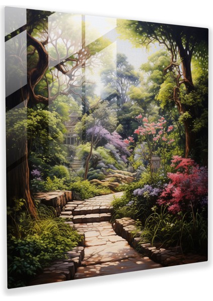 Huzura Giden Yol Cam Baskı - Manevi, Cam Sanatı, Duvar Süslemesi, Cam Baskı, 30X30