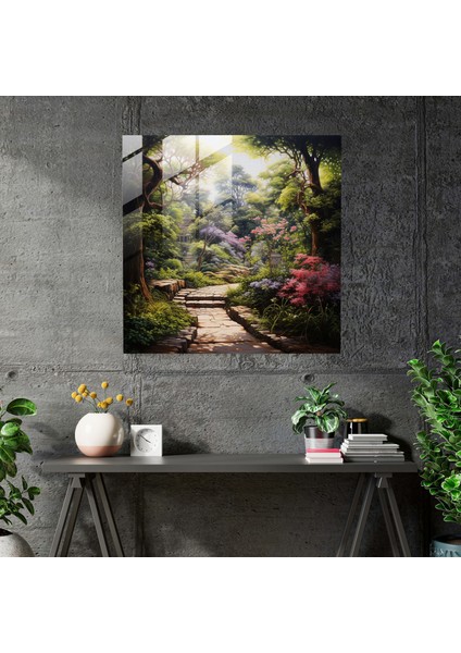 Huzura Giden Yol Cam Baskı - Manevi, Cam Sanatı, Duvar Süslemesi, Cam Baskı, 30X30 fiyatları