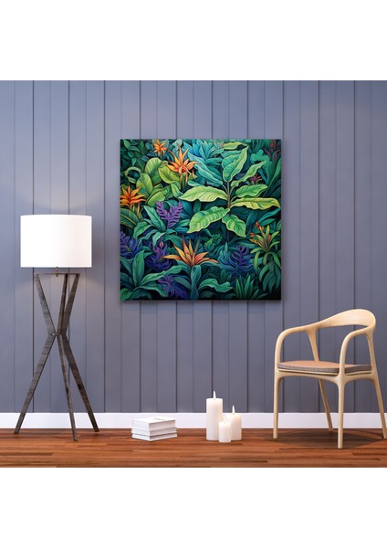Tropikal Yeşillik Kanvas Tablo - Tropikal, Kanvas Tablo, Tropikal Yeşillik, Duvar Dekorasyonu, 30X30 fiyatları