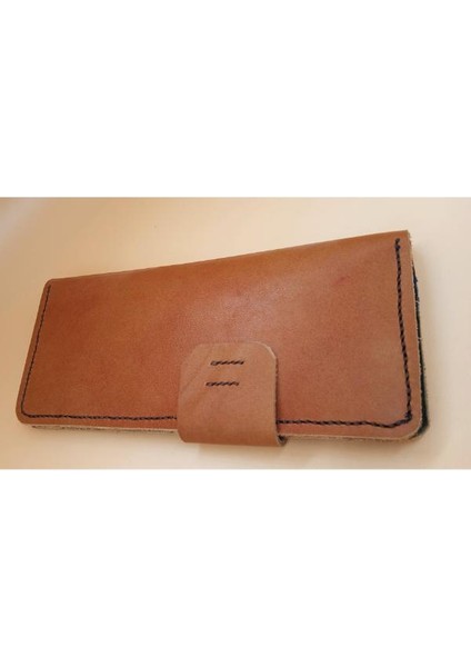 Kesimden Dikime Tamamen El Emeği Deri Cüzdan 12 Kart 2 Banknot Alanı (19.4cm*8,5cm) 21T2