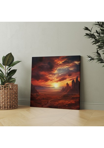 Güneybatı Kanvas Tablo - Çöl Gün Batımı - Güneybatı, Kanvas Tablo, Kanvas Tablo, Duvar Sanatı, 30X30 fiyatları