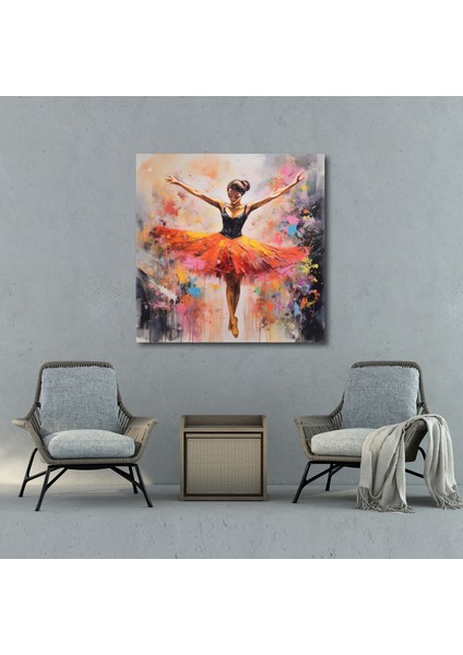 Çağdaş Balerin Kanvas Tablo - Balerin, Kanvas Tablo, Duvar Dekorasyonu, Kanvas Tablo, 30X30 fiyatları