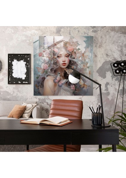 Büyüleyici Serendipity Cam Baskı - Yunan Tanrıçası Modern Sanat Eseri Cam Duvar Sanatı, 30X30 fiyatları