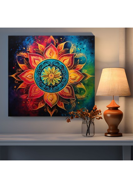 Bohem Harmony Kanvas Tablo - Bohem, Kanvas Tablo, Kanvas Tablo, Armoni, 30X30