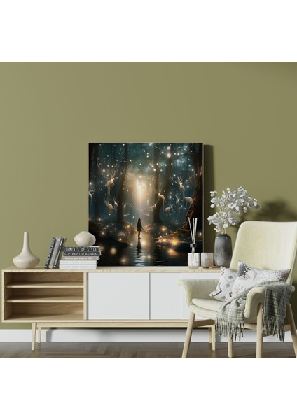 Maneviyat Kanvas Tablo - Kaprisli Dijital Sanatsal Baskı - Maneviyat, Duvar Sanatı, Manevi, Ev Dekorasyonu, 30X30