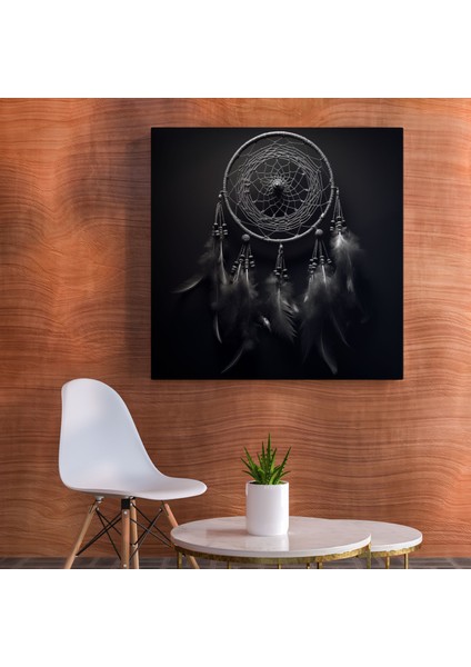 Bohemian Dreamcatcher Güzellik Kanvas Tablo - Bohem, Kanvas Tablo, Duvar Sanatı, Düş Kapanı, 30X30