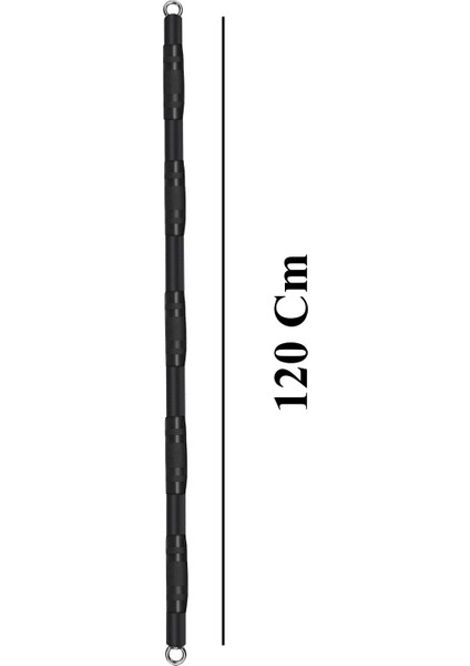 120 cm Cable Crossover Bar - Dap Barı - Lat Puldown - Triceps Bar - Çift Kancalı Düz Bar