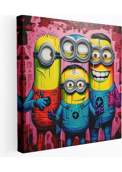 Minyonlar Duvar Sanatı - Minyonlar, Minyonlar, Ev Dekorasyonu, Çizgi Romandan Esinlenen, 30X30