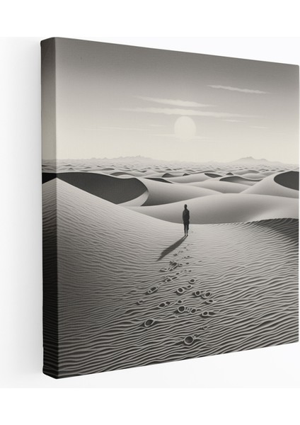 Reddedilme Kanvas Tablo - Reddetme, Çizgi Çizimi, Izole Şekil, Duvar Tablosu, 30X30