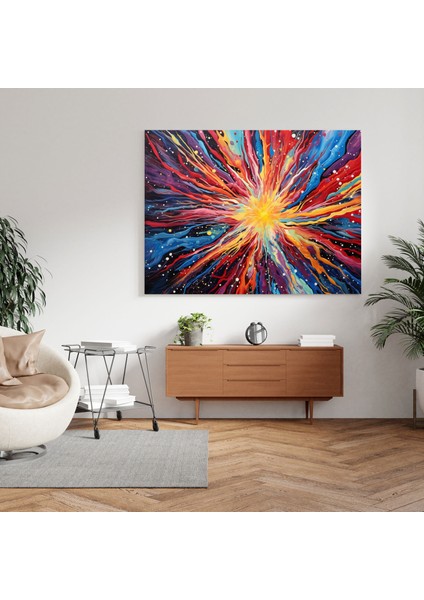 Yıldız Haritası Duvar Tablosu - Yıldız Haritası, Kanvas Tablo, Yıldız Haritası, Canlı Renkler, 30X30 fiyatları