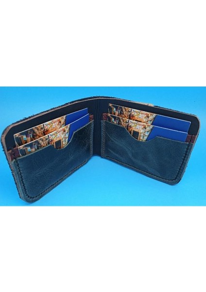 Deri Tamamen El Emeği Cüzdan 22CM*8CM * 1 Banknot Alanı 4 Kart Bölmesi 21T4