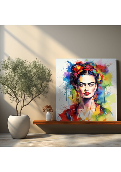 Frida Kahlo Kanvas Tablo - Frida Kahlo, Canlı, Kanvas Tablo, Yaşam Tutkusu, 30X30 fiyatları