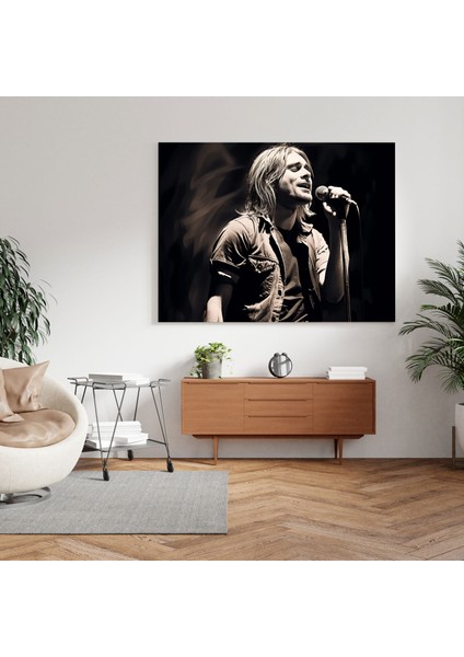 Kurt Cobain Duvar Tablosu - Kurt Cobain, Duvar Sanatı, Kanvas Tablo, Ev Dekorasyonu, 30X30