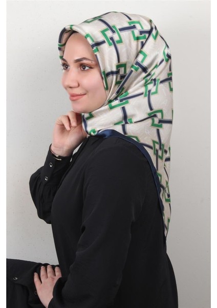 Nostalji Serisi Sura Ipek Eşarp 8940-32