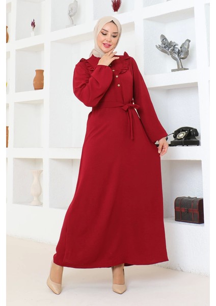 Elbise Bordo 202