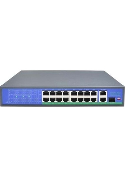 HT1621FNG 16+2+1 2up 1gigabit 260W Poe Switch