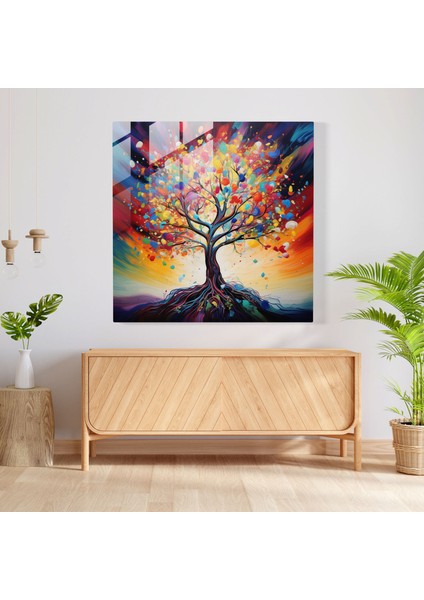 Enerji Veren Hayat Ağacı Duvar Tablosu - Hayat Ağacı, Kanvas Tablo, Duvar Sanatı, Kanvas Tablo, 30X30 fiyatları