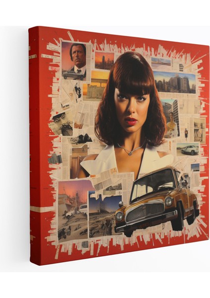 Pulp Fiction Duvar Sanatı - Pulp Fiction, Duvar Süslemesi, Sanat Eseri, Ev Dekorasyonu, 30X30