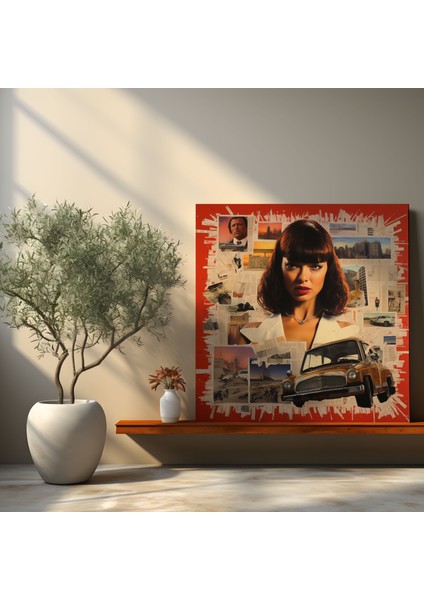 Pulp Fiction Duvar Sanatı - Pulp Fiction, Duvar Süslemesi, Sanat Eseri, Ev Dekorasyonu, 30X30 fiyatları