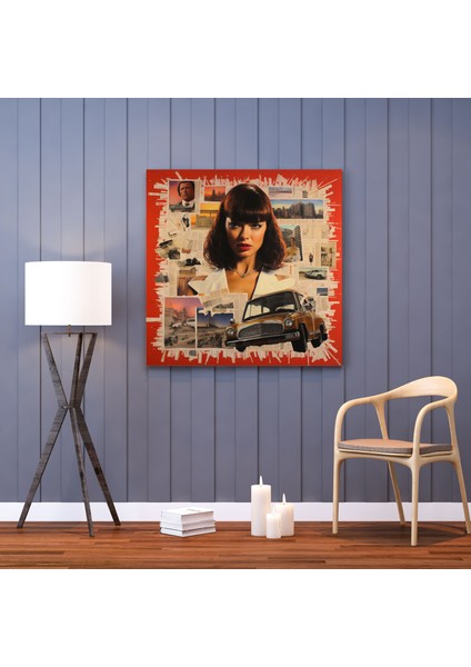 Pulp Fiction Duvar Sanatı - Pulp Fiction, Duvar Süslemesi, Sanat Eseri, Ev Dekorasyonu, 30X30 modelleri