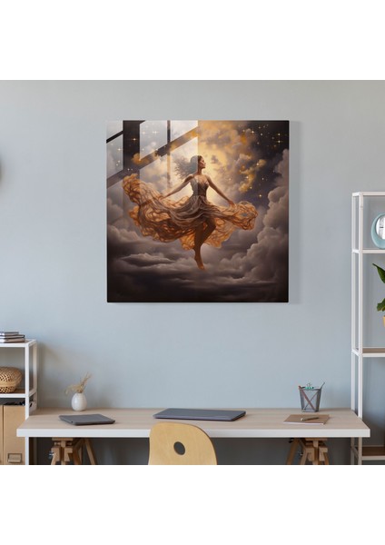 Göksel Balerin Cam Baskı - Balerin, Tablo, Cam Sanatı, Ruhani, 30X30 fiyatları