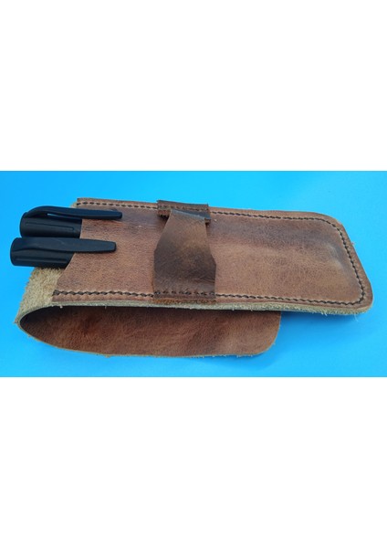 Hakiki Deri El Emeği Özel Kalemleriniz Için Kalemlik Kalem Kutu 27 cm 6 cm 21TB modelleri