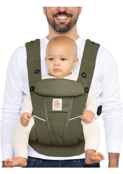 Omni Breeze SoftFlex Mesh , 0-4 Yaş , 4 Taşıma Pozisyonlu Ergonomik Kanguru , Yeni Doğan ve Küçük Çocuklar için