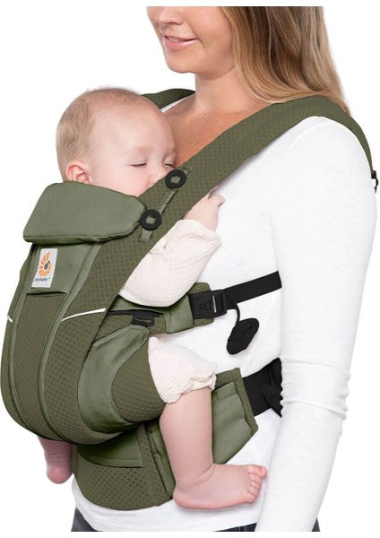 Omni Breeze SoftFlex Mesh , 0-4 Yaş , 4 Taşıma Pozisyonlu Ergonomik Kanguru , Yeni Doğan ve Küçük Çocuklar için