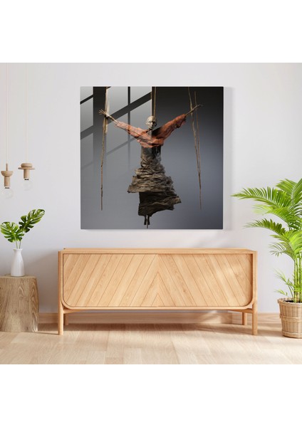 Özgürlük Kuklası Cam Baskı - Kukla, Modern Sanat, Cam Sanatı, Cam Duvar Sanatı, 30X30 fiyatları