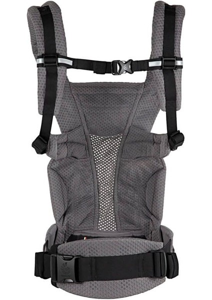 Omni Breeze SoftFlex Mesh , 0-4 Yaş , 4 Taşıma Pozisyonlu Ergonomik Kanguru , Yeni Doğan ve Küçük Çocuklar için (Graphite Grey)