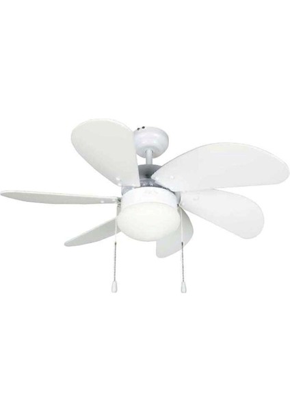 Zincirli Latör Avizeli 6 Kanatlı Metal A'dan G'ye 50-100 Cm 2 Yıl Beyaz 6 A