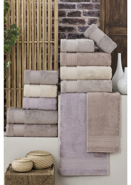 Penye El Yüz Havlusu Pamira 50*90 6 Lı Paket