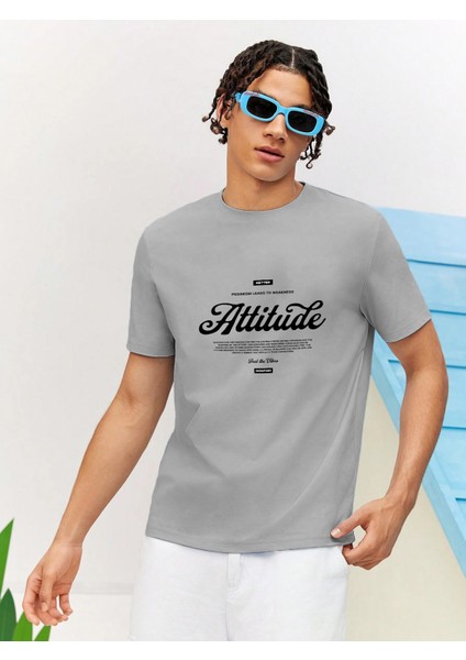 Sevgili Kombini Çift Attitude Baskılı Oversize Pamuk T-Shirt 2'li