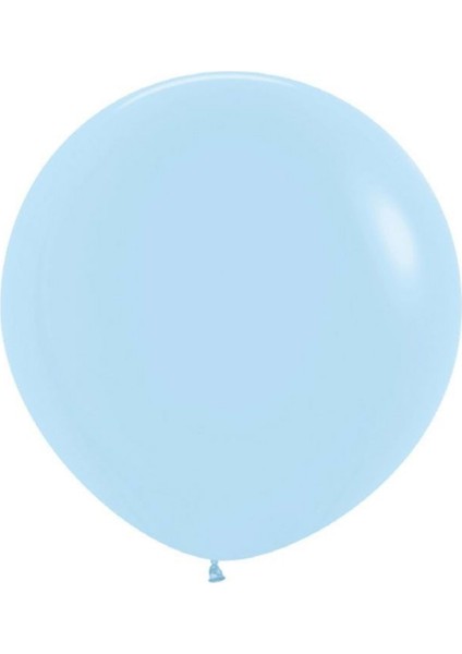 18 Inç Makaron Mavi Renk 45 Cm Jumbo Balon