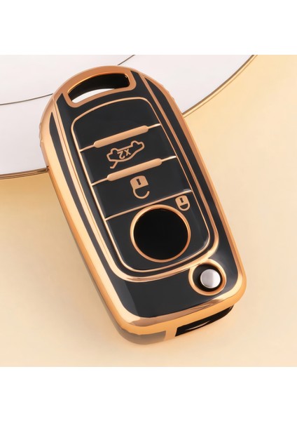 Fiat Egea Uyumlu Nano Anahtar Kumanda Kılıfı Oto Anahtarlık 3 Tuşlu Siyah modelleri