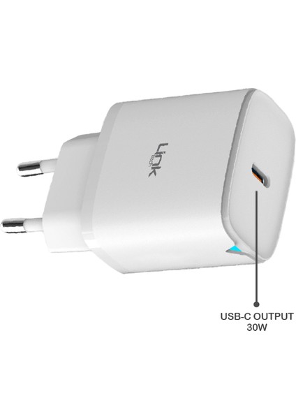C314 30W Pd Gan3 Usb-C Şarj Adaptörü