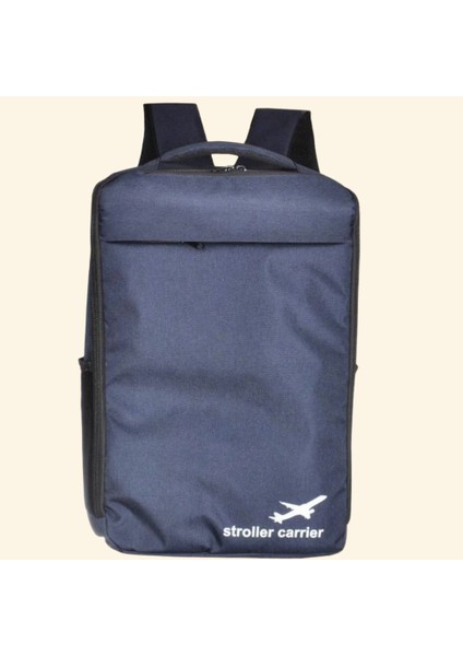 Pera Baby Cybex Libelle Bebek Arabasıyla Uyumlu Seyahat Çantası, Sırt Çantası Formunda Taşıma Çantası, Kabin Boy Bebek Arabası Taşıma Çantası (blue plus fabric)