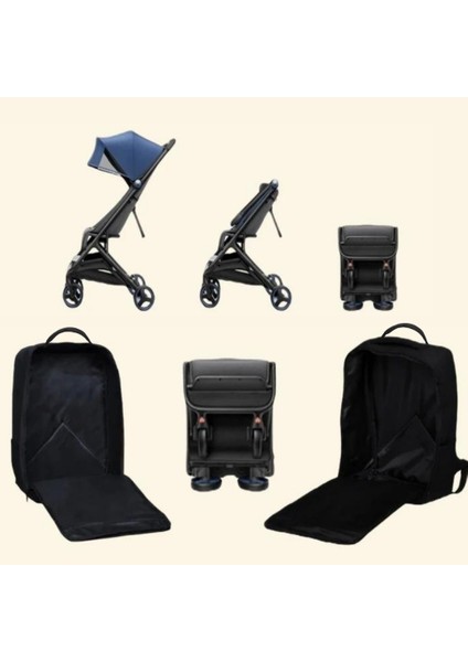 Pera Baby Xiaomi Mitu Puset Taşıma Çantası (Black Plus Fabric)