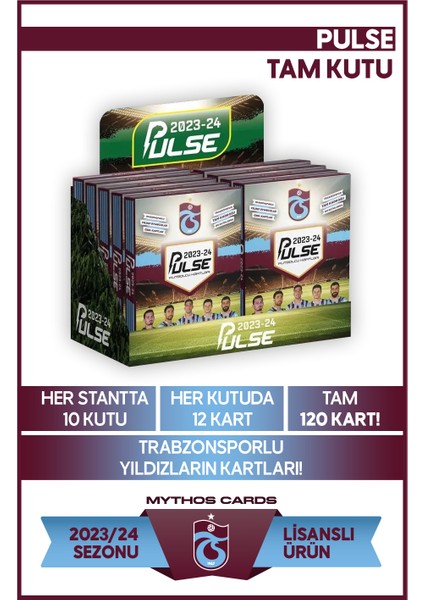 Trabzonspor - Pulse / Futbolcu Kartları - Tam Kutu