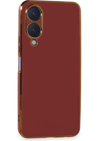 Vivo Y17S Kılıf Volet Luxury Seri Kamera Korumalı Silikon Kapak