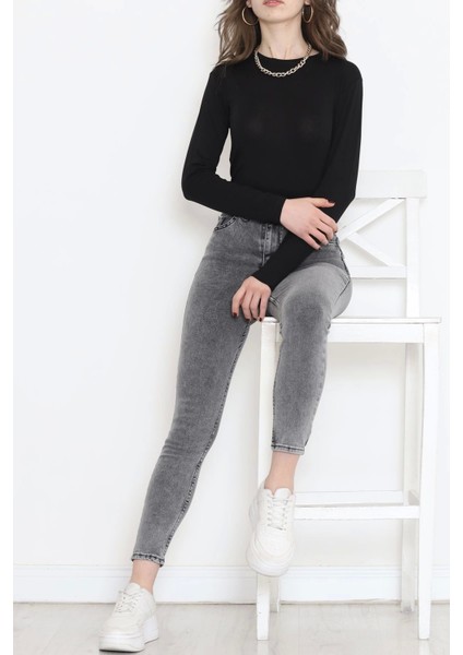 Uzun Kol Body Siyah - 20189.1778.