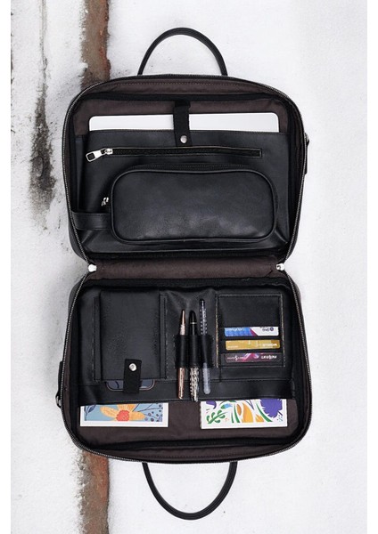 Macbook Fonksiyonel Organizer Notebook Laptop Evrak Çantası 13" & 14" Inç indirimleri