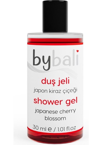 15 Adet Tek Kullanımlık Japon Kiraz Çiçeği Duş Jeli Shower Gel Standart Otel Tipi Mini 30 ml Şişe