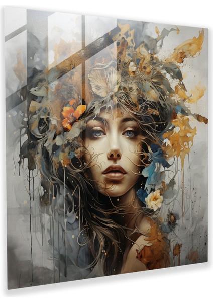 Born Karışık Teknik Sanat Eseri Cam Baskı - Born, Çok Yönlü, Cam Baskı, Karışık Teknik Sanat Eseri, 30X30