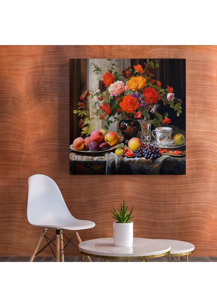 Nostaljik Klasik Natürmort Kanvas Tablo - Klasik, Kanvas Tablo, Meyveler, Kanvas Tablo, 30X30 fiyatları