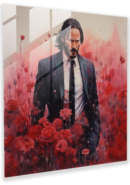John Wick Cam Duvar Sanatı - John Wick, Modern Sanat, John Wick, Moody, 30X30