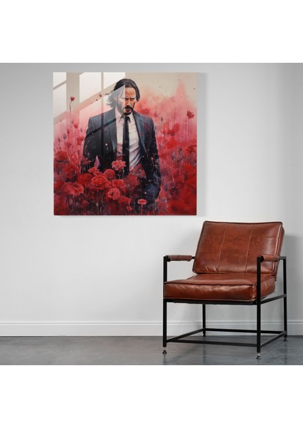 John Wick Cam Duvar Sanatı - John Wick, Modern Sanat, John Wick, Moody, 30X30