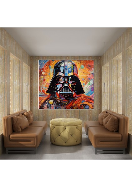 Darth Vader Gerçeküstü Kanvas Tablo - Darth Vader, Darth Vader, Gerçeküstücülük, Ev Dekorasyonu, 30X30